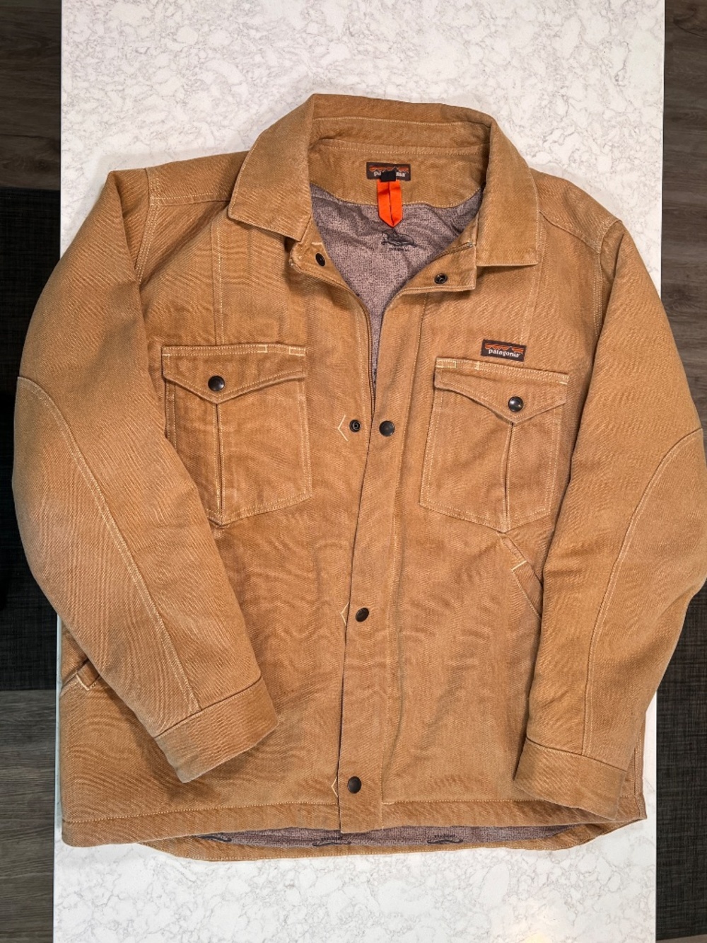 Patagonia Men's XL Iron Forge Relaxed Fit Hemp Canvas Ranch Jacket - Picture 5 of 13